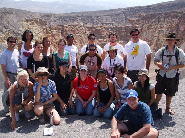 Group photo at Death Valley