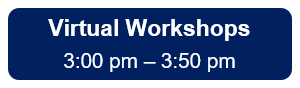 Workshops 3pm-3:50pm Button