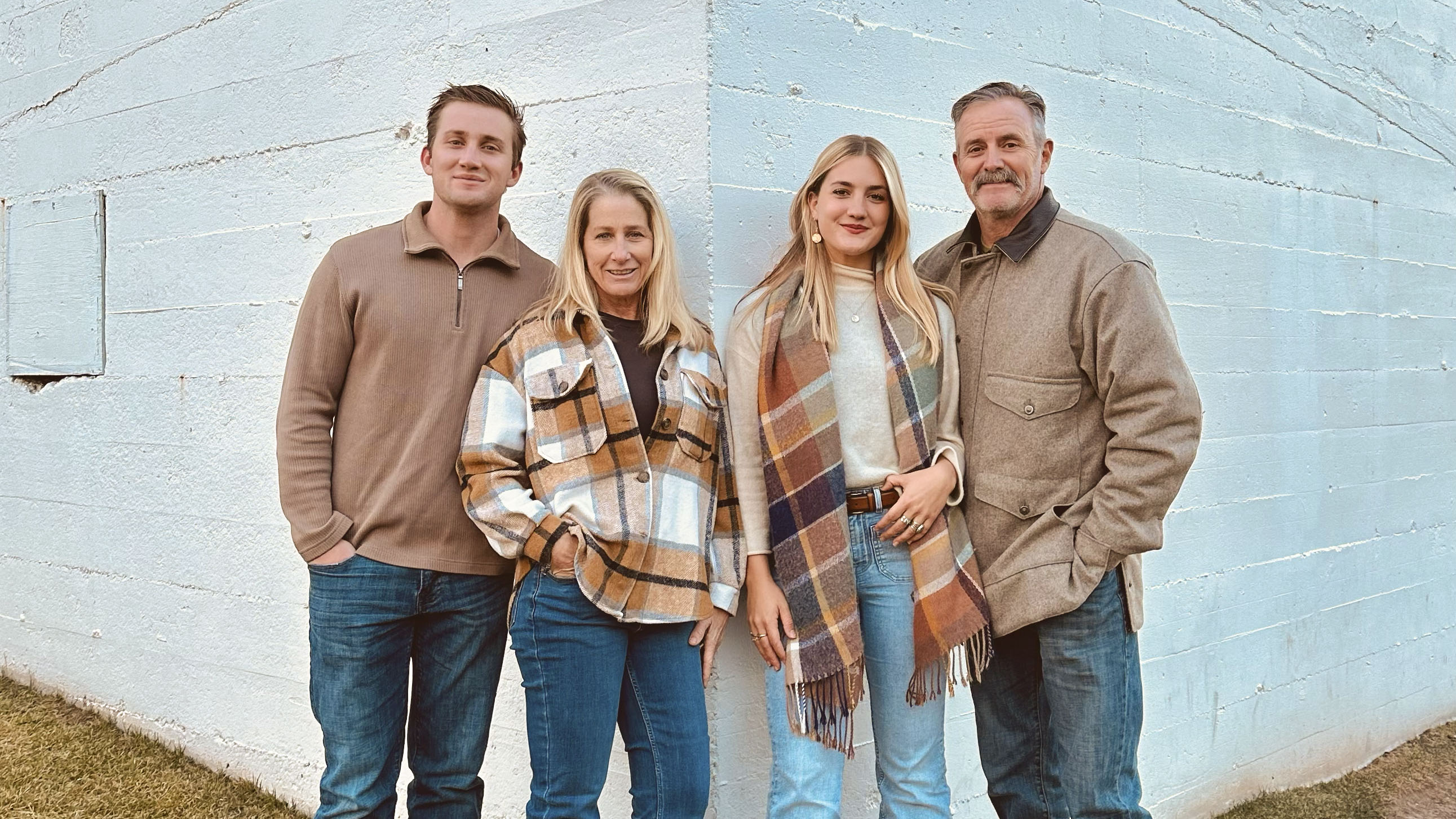 Lauren Schaefer (second from right) with her family
