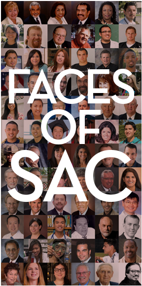 Faces representing SAC