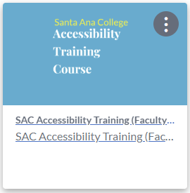 Accessibility Training Course Coursecard