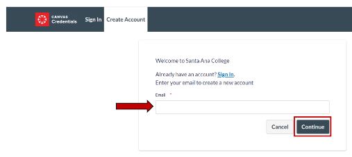 Account sign in