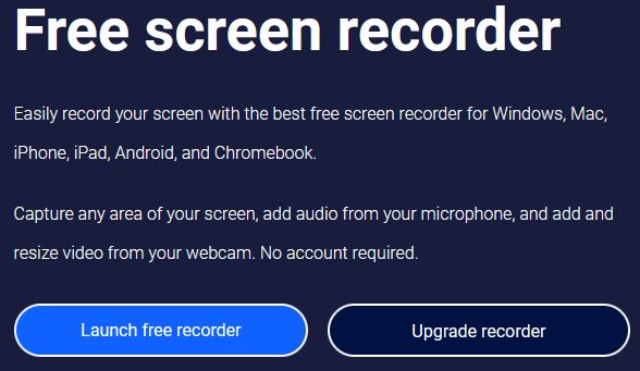 ScreenPal Launch Recorder