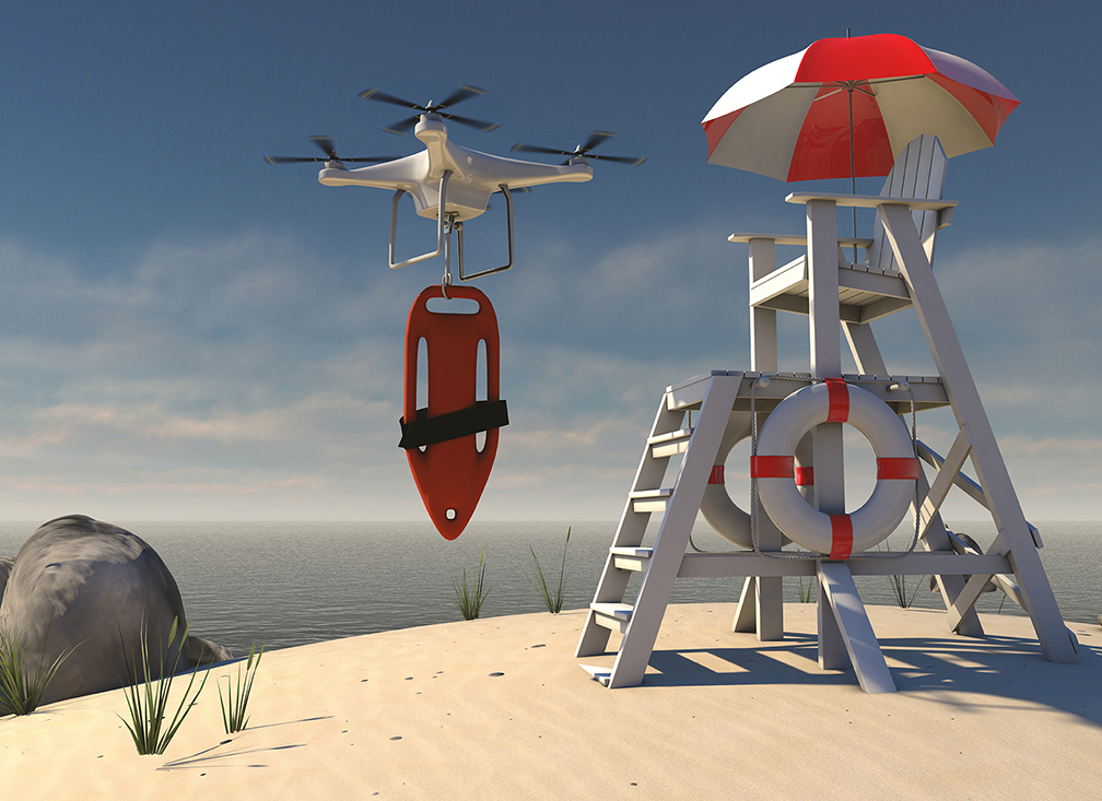 drone lifeguard training marine safety