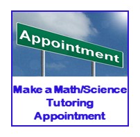 Make a math/science tutoring appointment