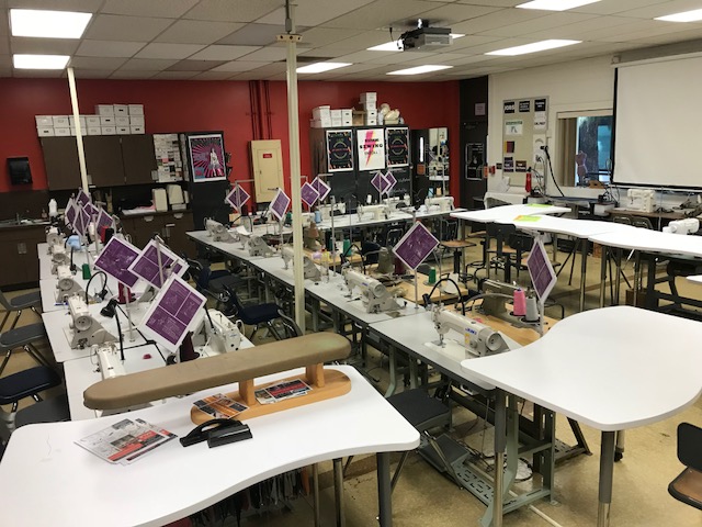 industrial sewing lab