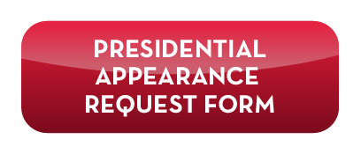 Presidential Appearance request form button