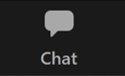 Zoom Chat Icon