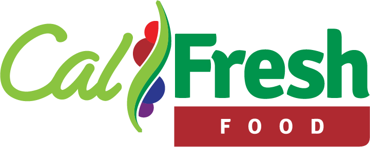 CalFresh program food logo green and red text