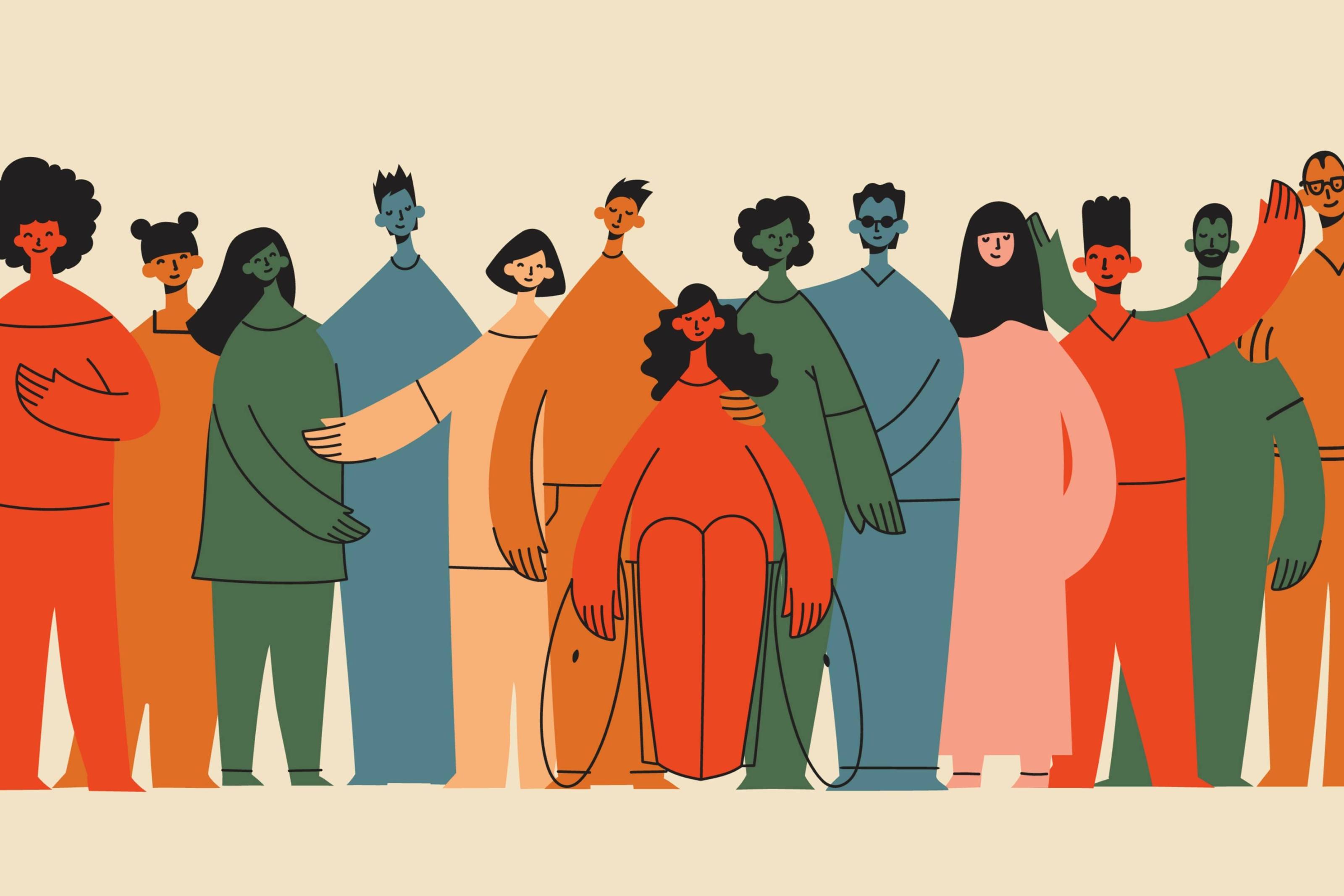 Diverse group of people