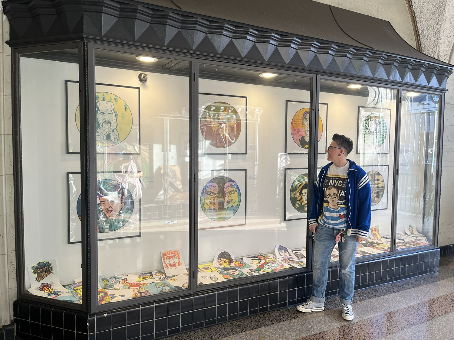 Michelle Ramos walking at Santora Arts