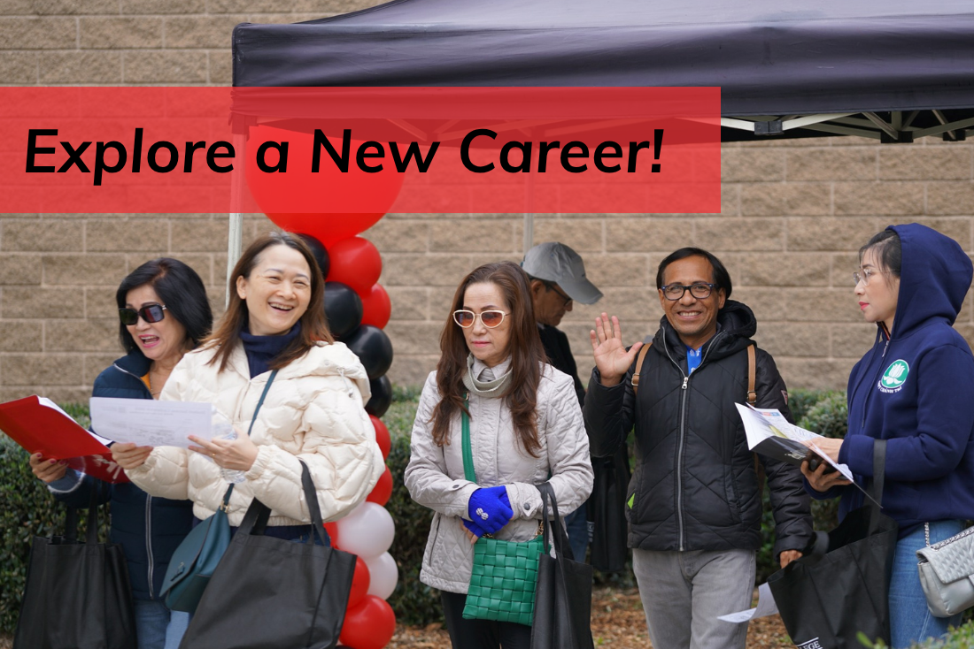 Career Education Students exploring new job opportunities at the Career Con Expo