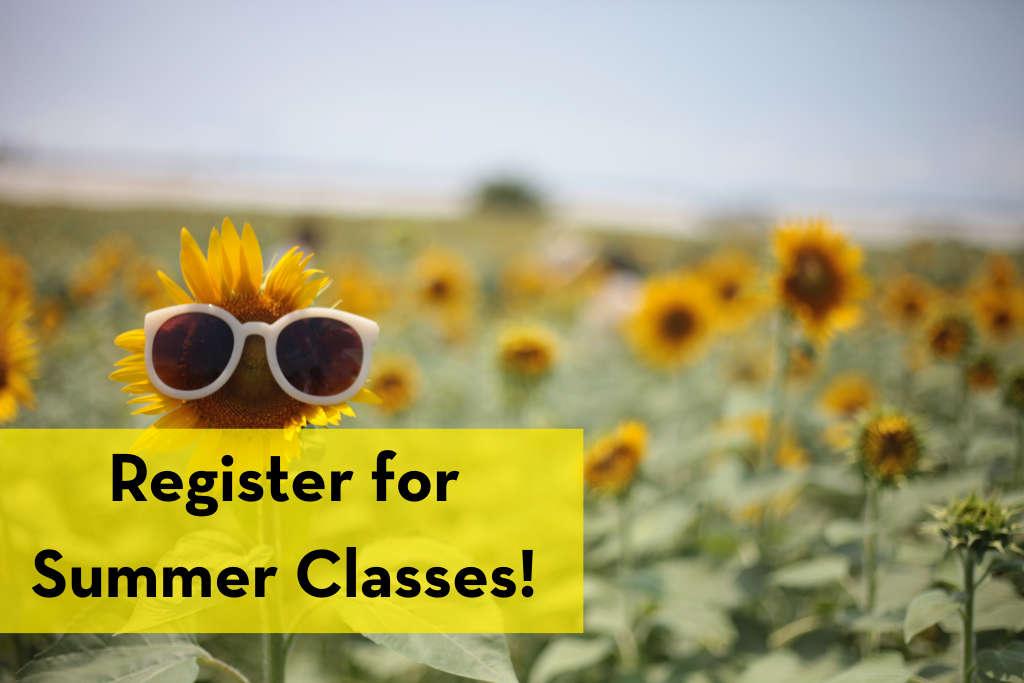 Register for Summer Classes with Continuing education for 2026.
