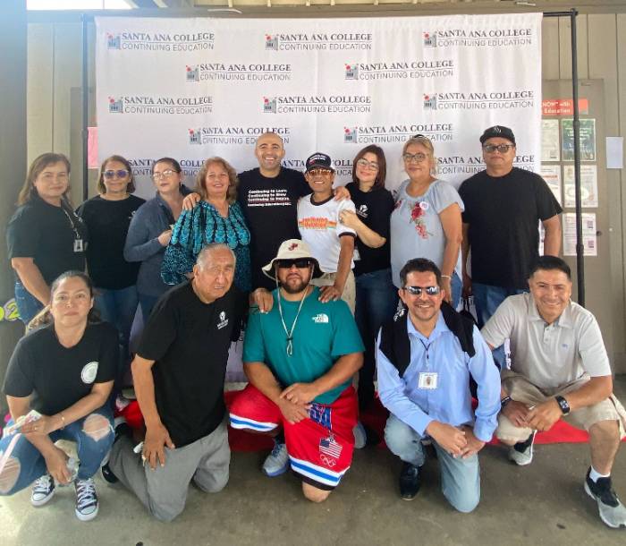 The Continuing Education Associated Student Government team ready to make a difference in the community.