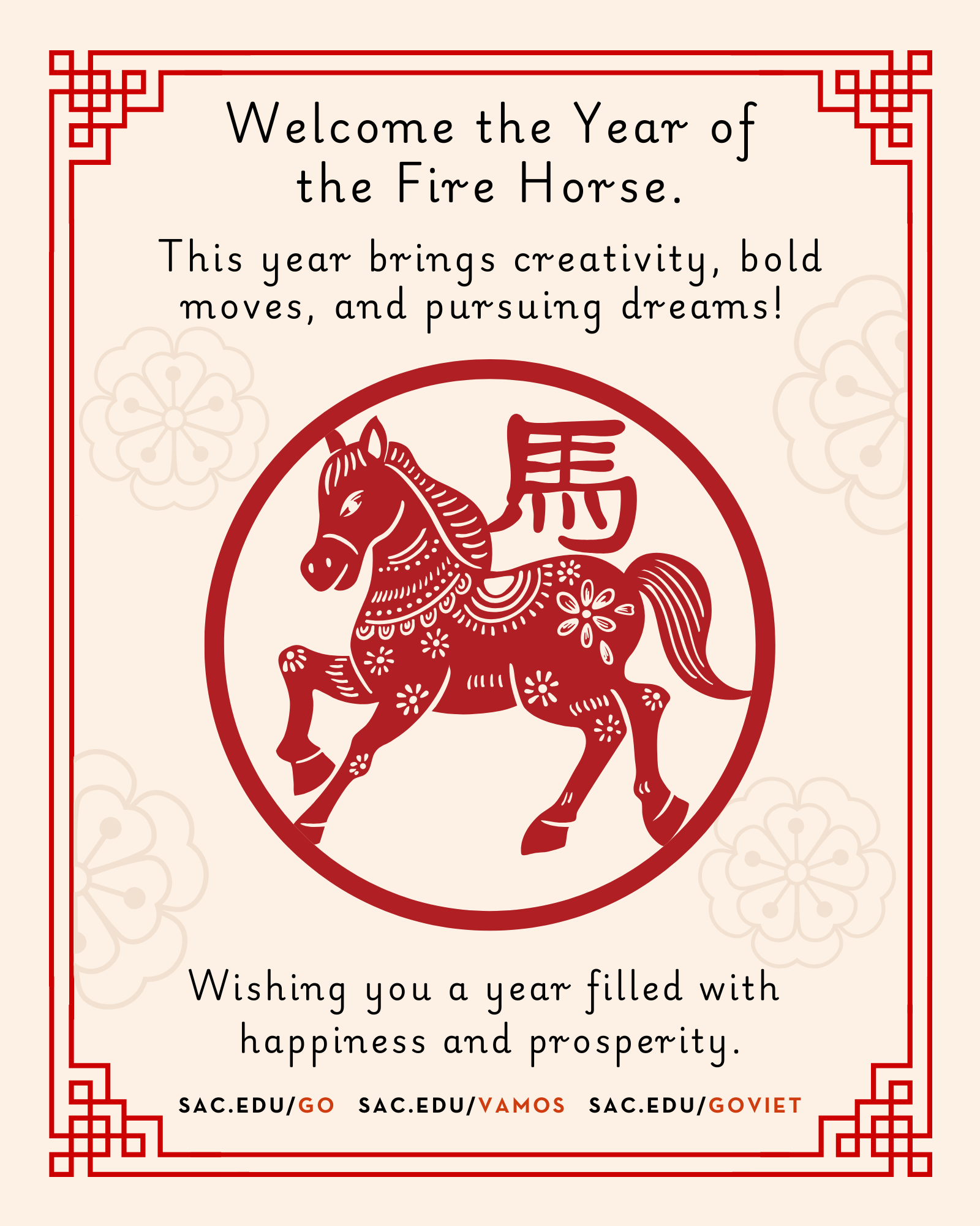 Welcome the year of the fire horse with Continuing Education!