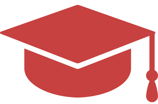 Red High School Graduation Cap