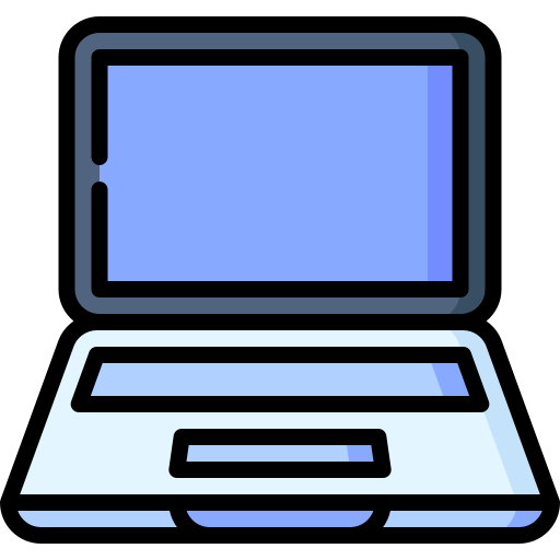 Laptop computer available to students for their online education